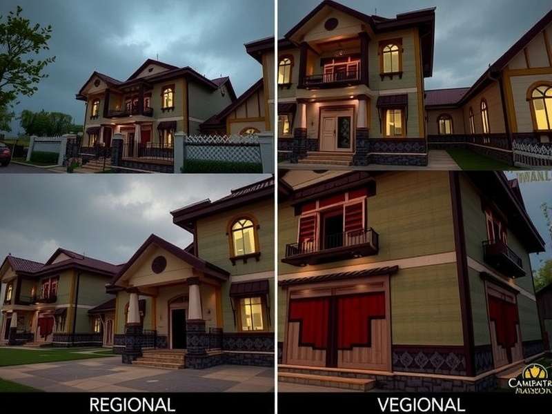 Coimbatore Mystery Mansion Regional Versions Comparison of Coimbatore Mystery Mansion regional versions showing different cultural elements